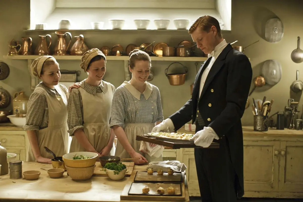 The kitchen maid and the footman